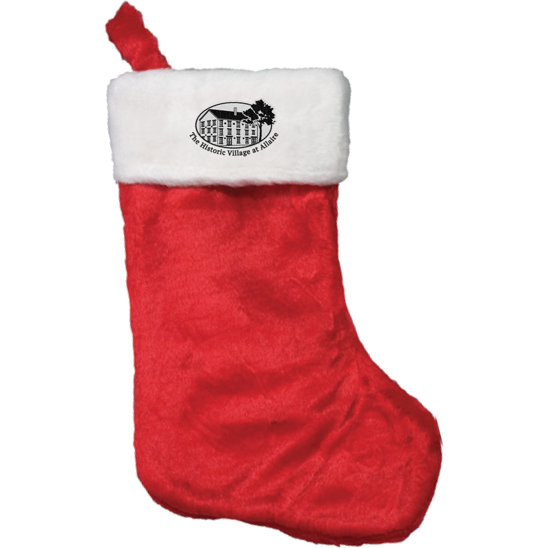 Allaire Village Plush Christmas Stocking