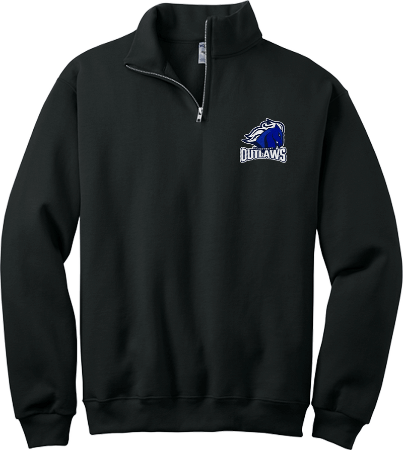 Brandywine Outlaws NuBlend 1/4-Zip Cadet Collar Sweatshirt