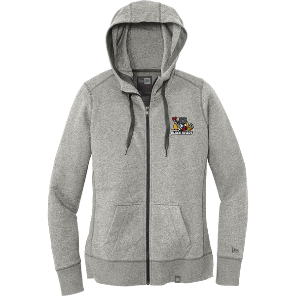 Dupage Black Bears New Era Ladies French Terry Full-Zip Hoodie