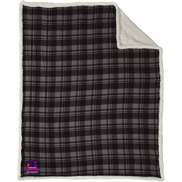 Chicago Phantoms Flannel Sherpa Blanket