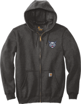 CT Bobcats Carhartt Midweight Hooded Zip-Front Sweatshirt