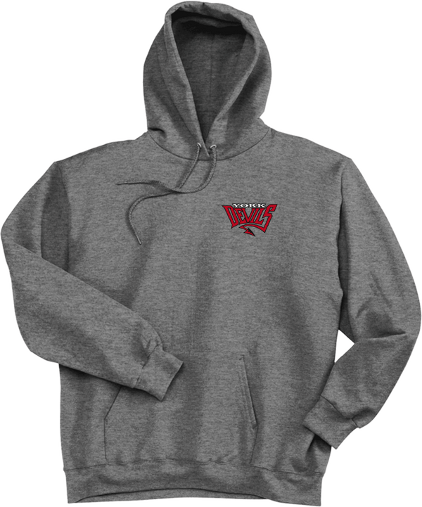 York Devils Ultimate Cotton - Pullover Hooded Sweatshirt