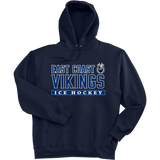 East Coast Vikings (Mens) Ultimate Cotton - Pullover Hooded Sweatshirt