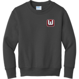 CT Whalers Tier 1 Youth Core Fleece Crewneck Sweatshirt